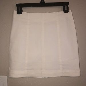 Small white skirt